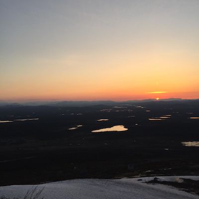 Once more the sun sets